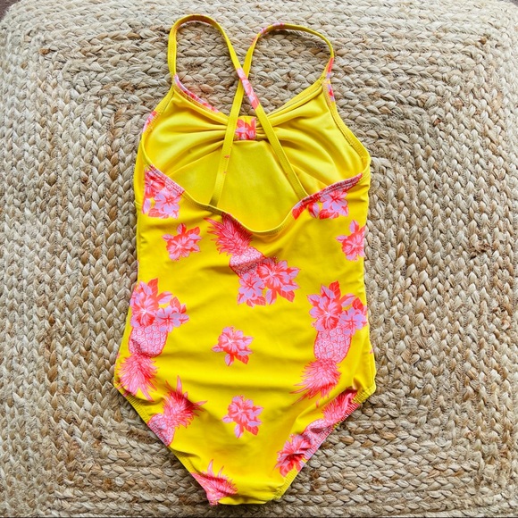 Yellow Tropical Swimsuit - Picture 3 of 3